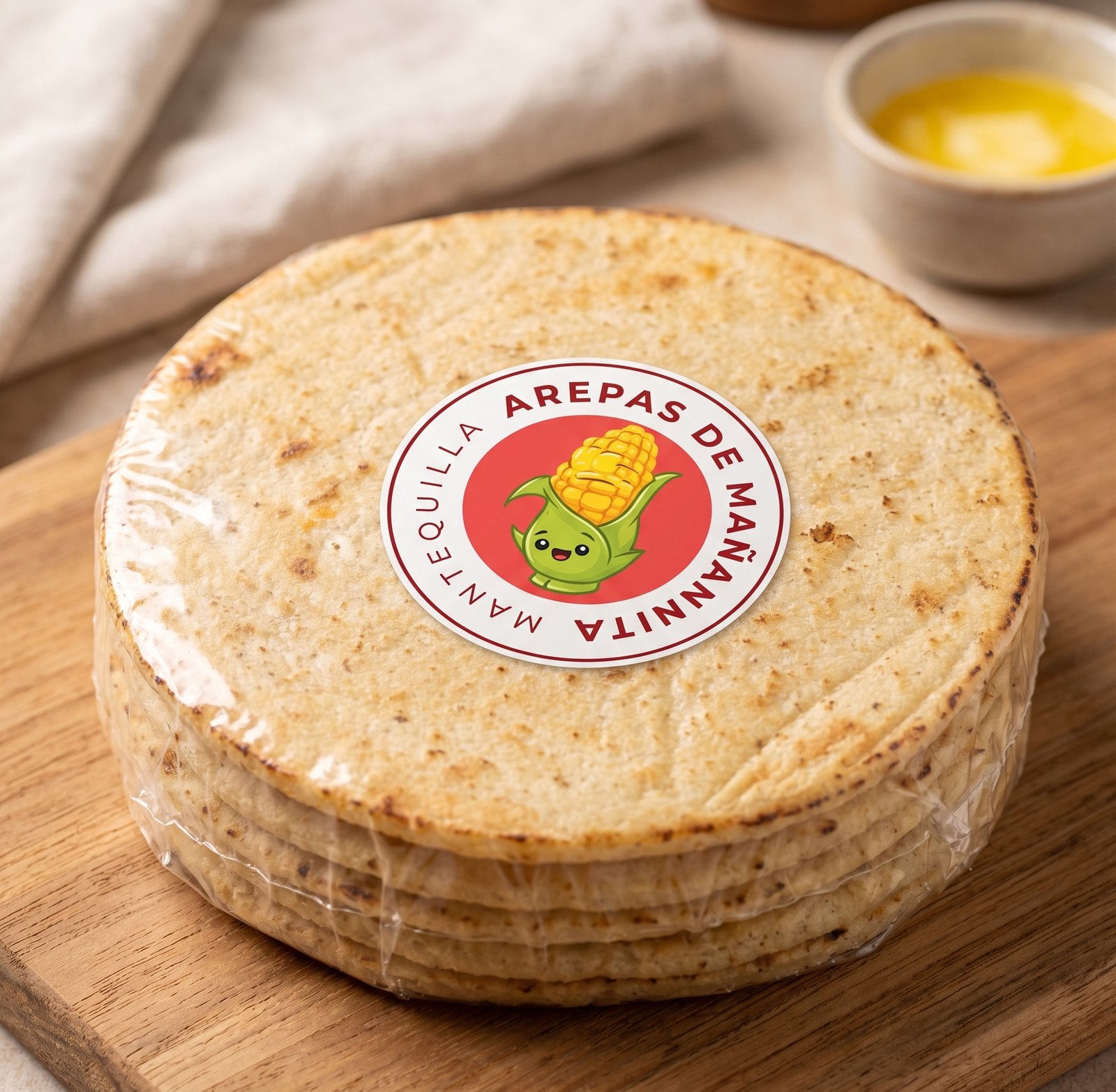 Paquetes Arepa La Mañanita con sal